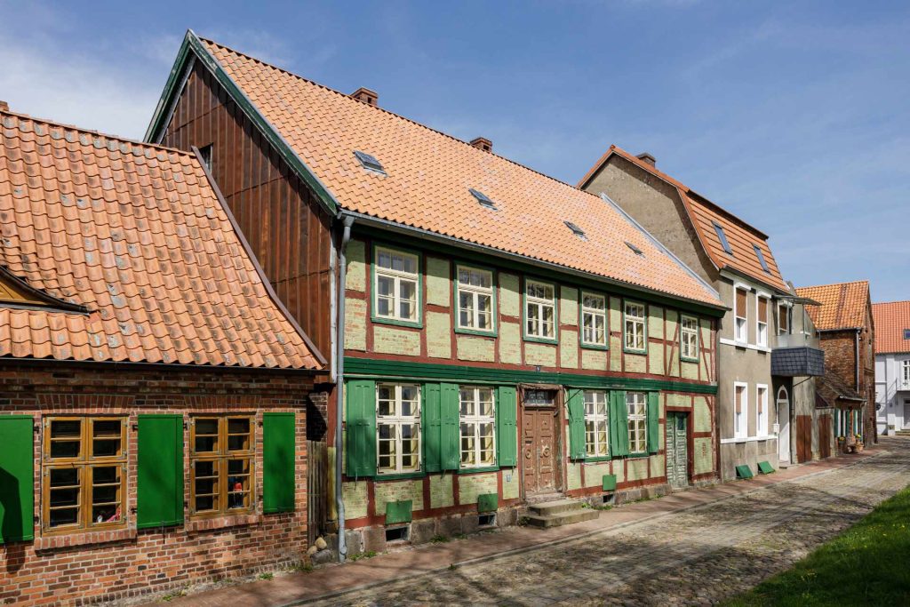 Historisches Fachwerkhaus im Ortskern von Dömitz